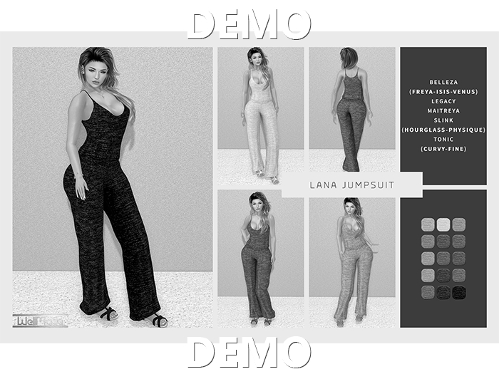 [WellMade] Lana Jumpsuit DEMO