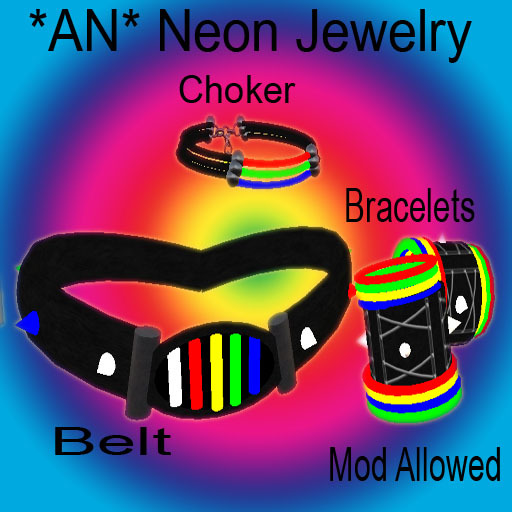 *AN* Neon Jewelry boxed