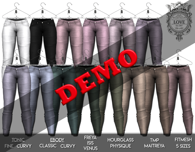 :DEMO: LOVE Fashion - Essential Jeans [2] - ADD ME