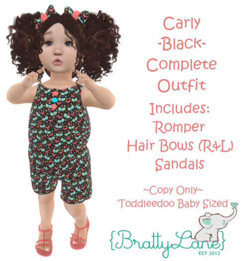 {BL}Carly Complete Outfit-Black(Boxed)