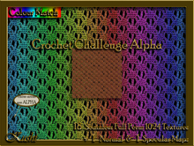 !Kushi! CrochetChallengeALPHA Textures -WearToUnpack