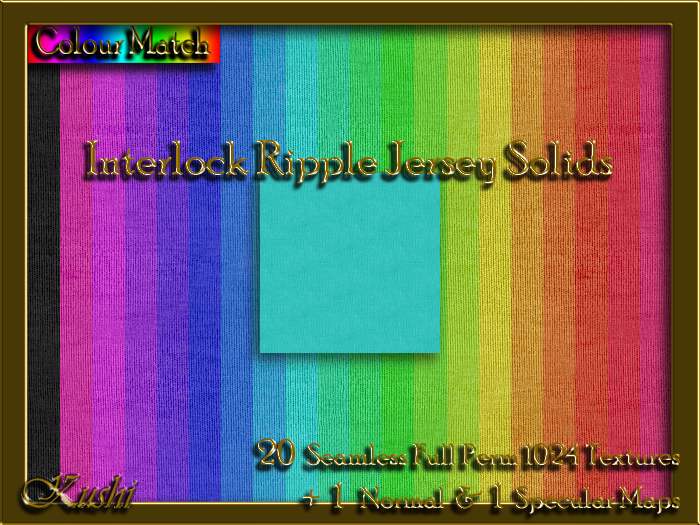 Interlock Ripple Jersey Solids Textures