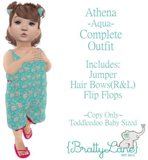 {BL}Athena Complete Outfit-Aqua(Boxed)