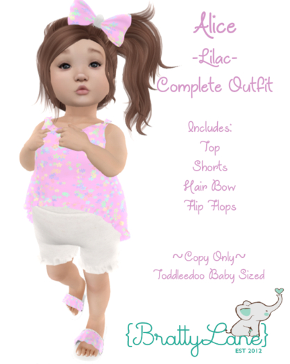 {BL}Alice Complete Outfit-Lilac(Boxed)
