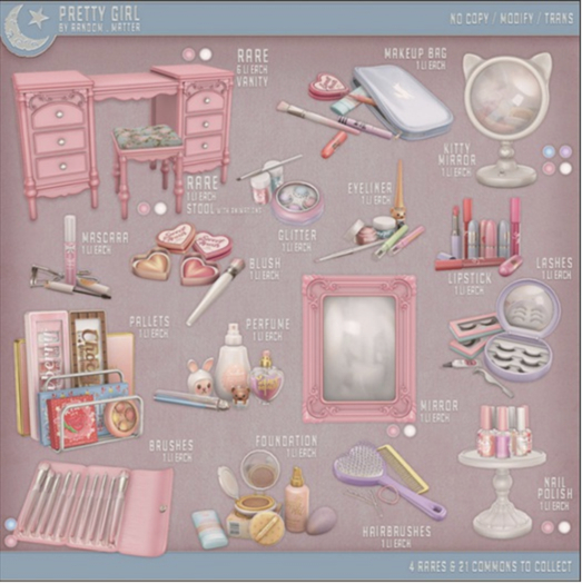 .random.Matter. - Pretty Girl - Vanity [White] - RARE