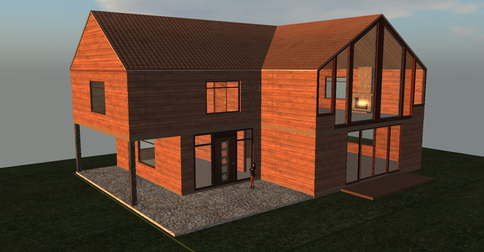 AMC Modern Wood House 2