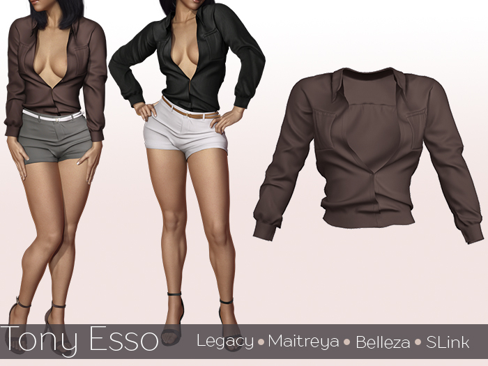 Tony Esso - Felicia Shirt (Coffe)