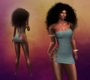 Steel Straps Dress Vera MAITREYA
