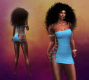 Sky Straps Dress Vera MAITREYA