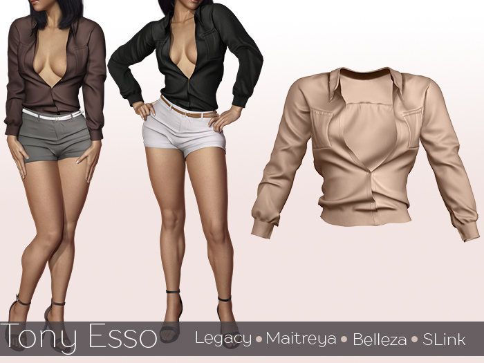 Tony Esso - Felicia Shirt (Peach)
