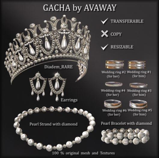 *AvaWay* Wedding ring #1  (for him)