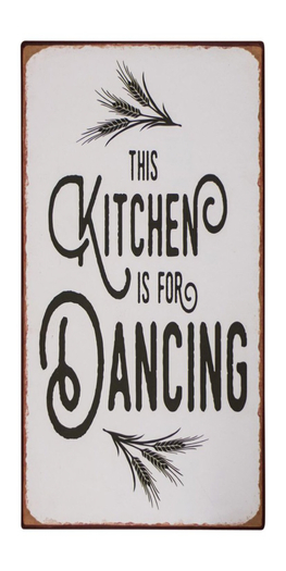 Texture Sign. This kitchen is for dancing