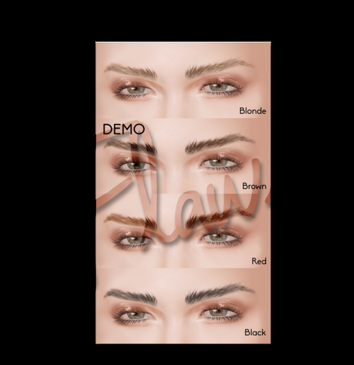 [FLAWS]Hair.Messy.Glossy.Eyebrows.DEMO(WEARME)