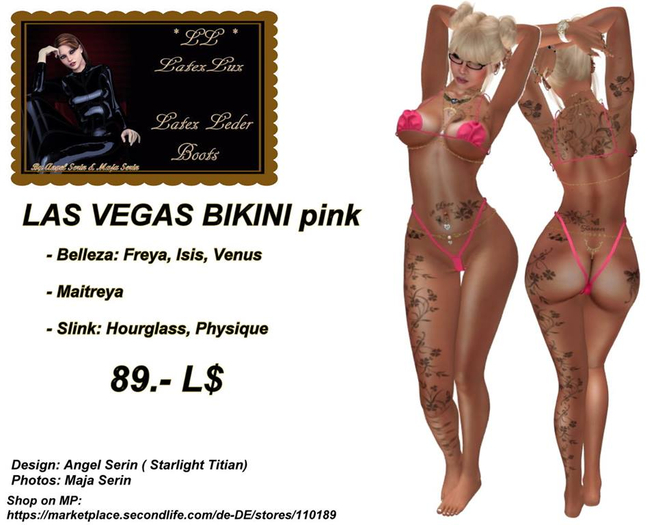 LAS VEGAS BIKINI pink