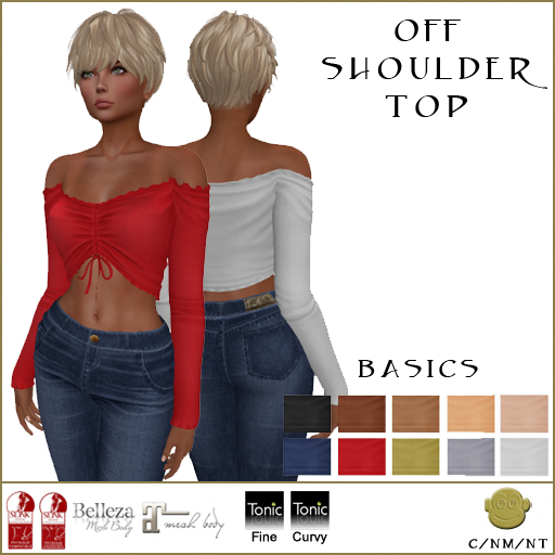 BM Off Shoulder Top Basics DEMO