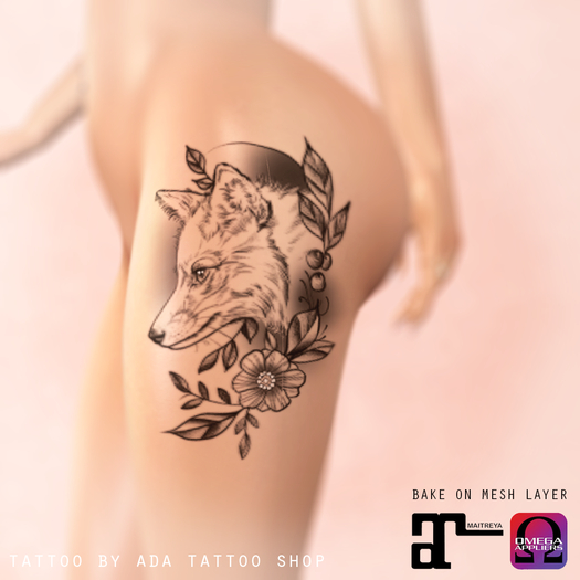 ~ADA Tattoo Shop~ Foxy (left hip) (BoM, OMEGA, MAITREYA)