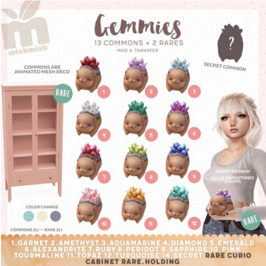 MishMish - Gemmies - Holding [Boxed] RARE