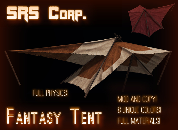 Srs Corp. Fantasy Tents
