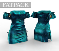 FATPACK Paillettes Ribbon Dress