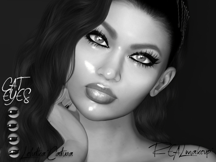 *Cat Eyeshadow*Real Make up*DEMO*Catwa*Lelutka*Applier*