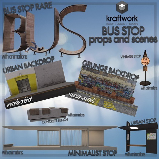 KraftWork Bus Stop Minimalist Stop