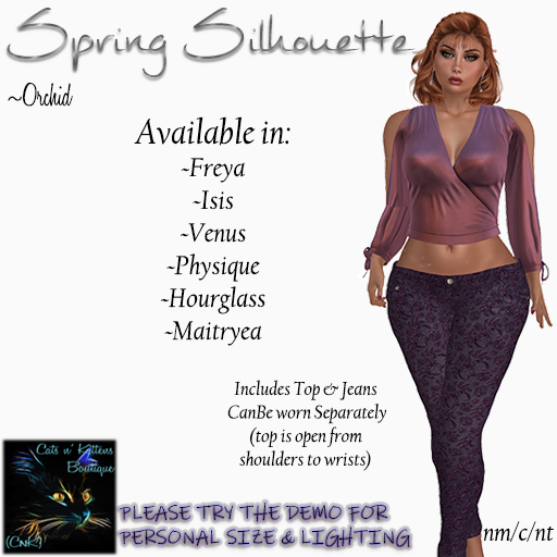 CnK: Spring Silhouette Set ~Orchid