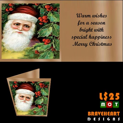 Christmas Card Gold Design #2