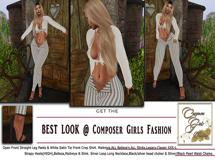!CGF-*Paege*- Open Front Pants Outfit