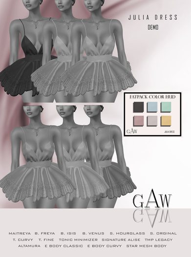 GAW Julia Dress DEMO
