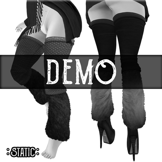 ::Static:: Plush Fleece Legwarmer {DEMO}