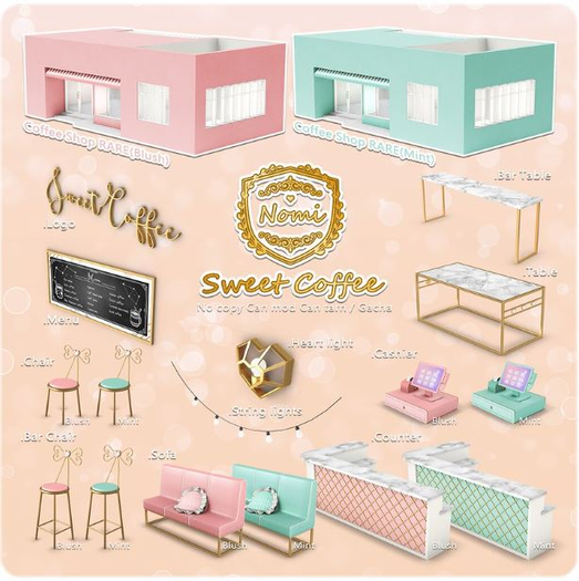 -Nomi-Sweet Coffee Shop(mint) RARE