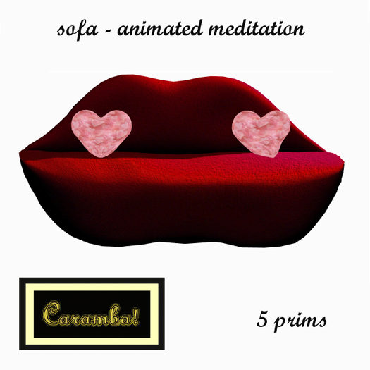 lips sofa red - meditation