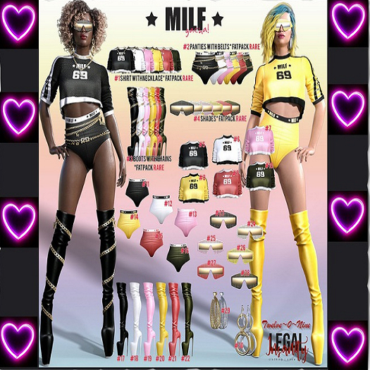  Legal Insanity - MILF FULL SET YELLOW