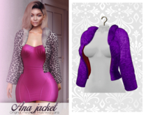 MAAI Ana fur jacket * Maitreya Lara * Purple