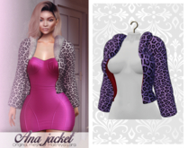 MAAI Ana fur jacket * Maitreya Lara * Leo purple