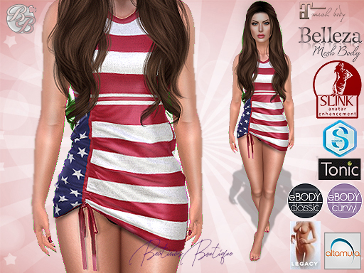 USA Beach Dress