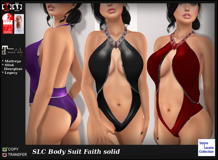 SLC Body Suit Faith solid *3 Colours* VENDOR