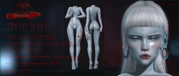 HUMAN GLITCH // MNFRM / SKIN (wear)