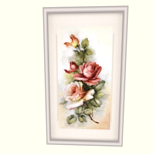 Kitchen Roses (white) sm  New Frame BOX