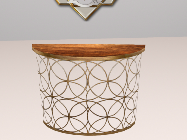 Adl Adel Brass console