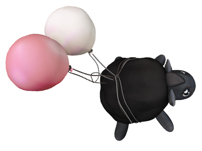 Blueberry - Royal Sheep Floatie Black COMMON
