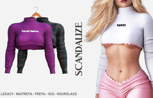 SCANDALIZE. Olanha Top. Lila