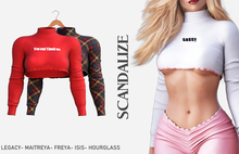 SCANDALIZE. Olanha Top. Fluor