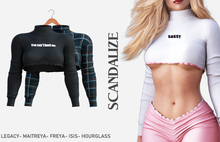 SCANDALIZE. Olanha Top. Black