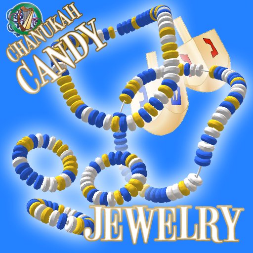 R(S)W Eatable Chanukah Candy Jewelry for Kids