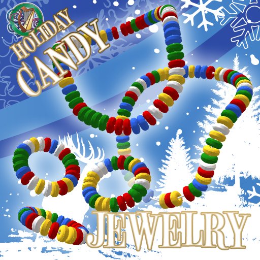 R(S)W Eatable Holiday Candy Jewelry for Kids