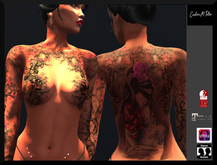 asia full 2 Custom M tattoo