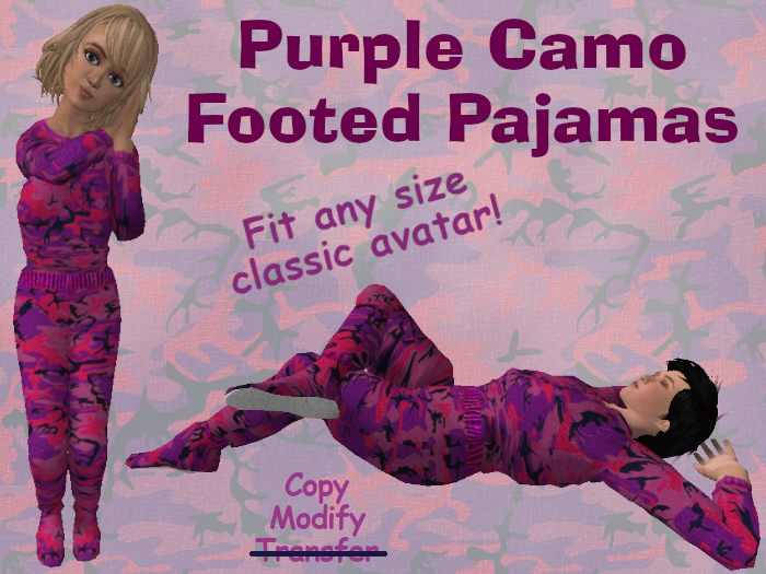 Timeless Pajamas - Purple Camo