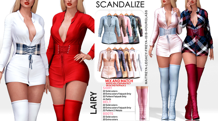 SCANDALIZE. Lairy .BIG FATPACK