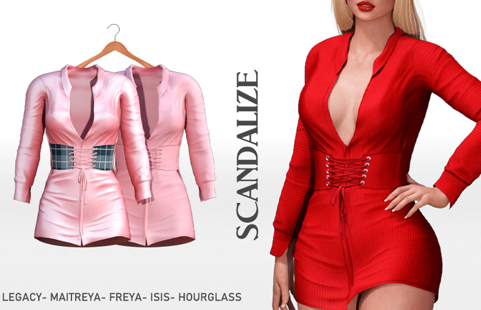 SCANDALIZE. Lairy. PinkPale